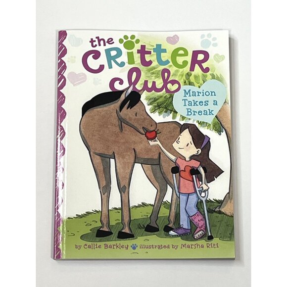 Marion Takes a Break The Critter Club Series Book 4 Callie Barkley Kids Fiction - Picture 1 of 5